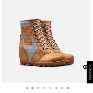 Sorrel waterproof wedge bootie